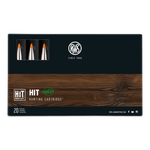 RWS 8x57 JS HIT Short Rifle 160gr | Carril Outdoor