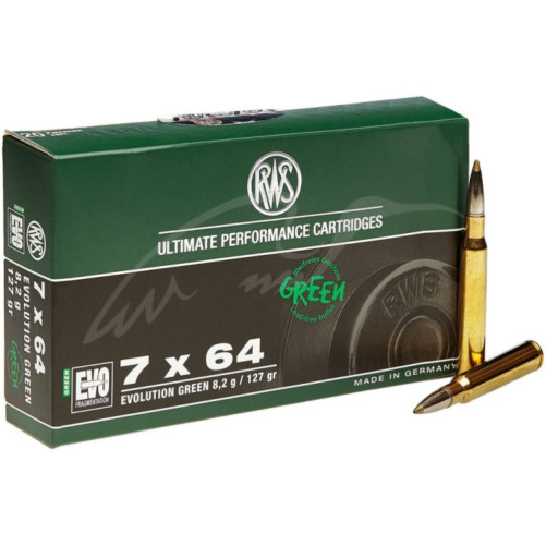 RWS 7x64 EVO GREEN 127gr sin plomo | Carril Outdoor
