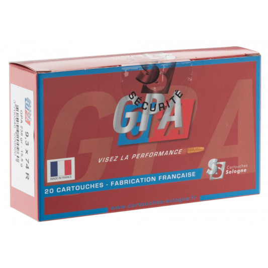 Balas Sologne 9,3×62 GPA 238 grains