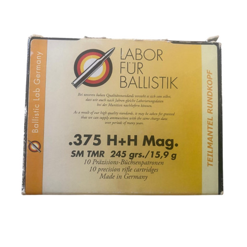 LFB .375 H&H Mag TMR 245grs caza mayor | Carril Outdoor
