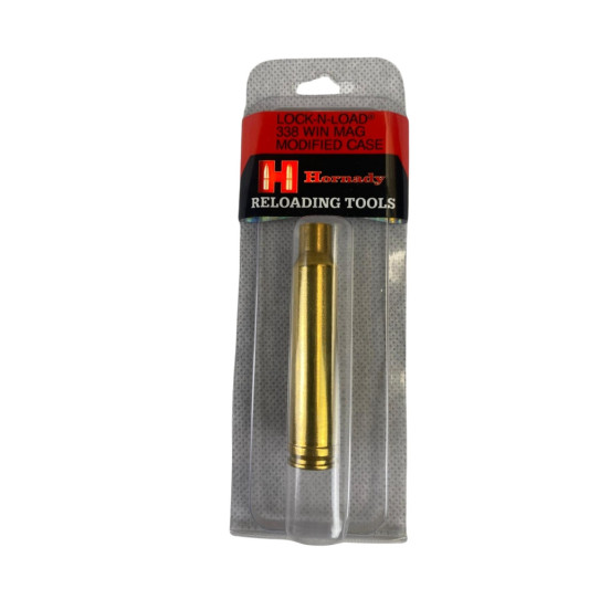 Vaina modificada Hornady Lock-N-Load calibre .338 Win Mag para recarga de precisión