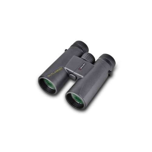 Binoculares Shilba Outlander 10x42 con lentes verdes y cuerpo mate ergonómico