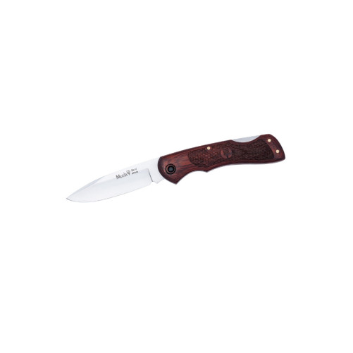 Navaja Muela BX-8LR con hoja Drop Point y mango de madera coral tallada