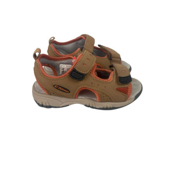Sandalia infantil Chiruca Ranger 04 marrón con velcros, ideal para montaña