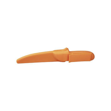 Cuchillo Blaser desollador profesional con hoja dentada y mango naranja