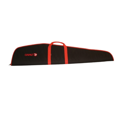 Funda Gamo 120 cm roja y negra con visor instalada