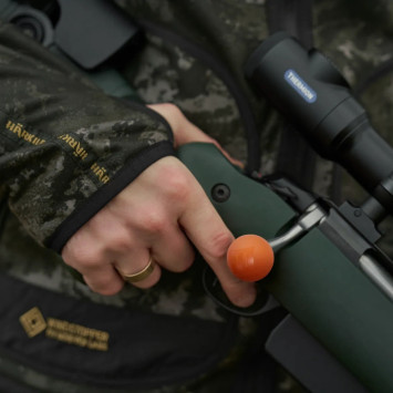 Perilla de cerrojo Härkila compatible con rifles, antideslizante y silenciosa