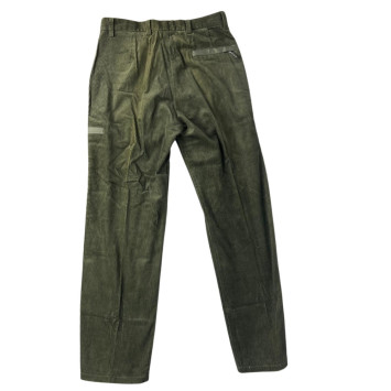 Pantalón de caza RTC de pana verde con bolsillos y refuerzo interior