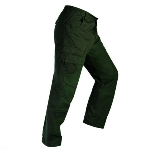 Pantalón RTC Zorzal verde con refuerzos y tratamiento Teflón repelente al agua