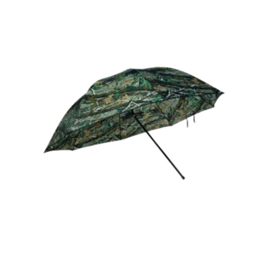 Paraguas Virux Sky camuflaje 2,5 x 2,2 m con copa elevada para pesca