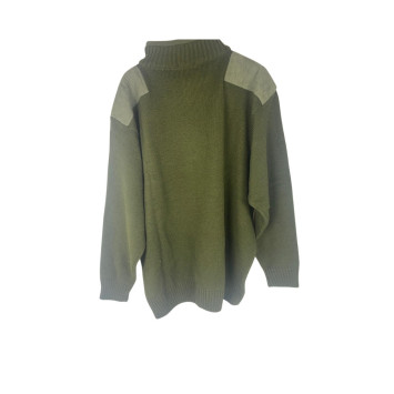 Jersey Browning Voyager verde con media cremallera y refuerzos en hombros