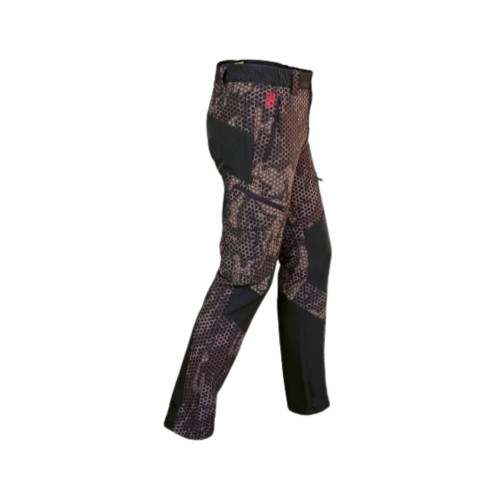 Pantalón Benisport Oder estampado forest camo marrón con 5 bolsillos y tejido transpirable