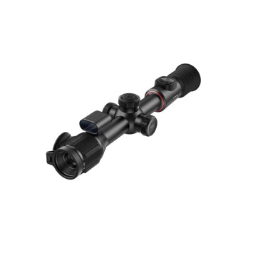 Visor térmico Nocpix BOLT BL35R montado sobre carabina en ambiente de caza nocturna
