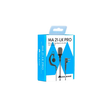 Auricular Midland MA-21 LK PRO con micrófono y clip lobular
