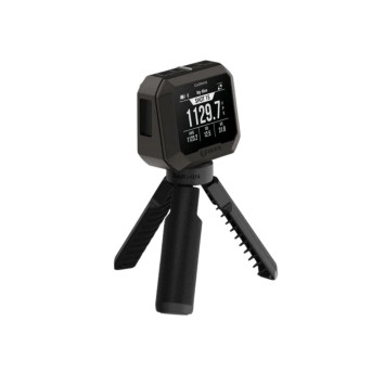 Garmin Xero C2 montado en trípode, orientado para sesión de disparo