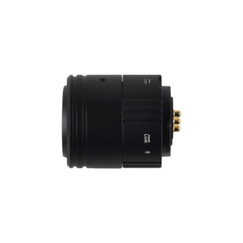 Vista lateral del módulo IR1 PARD para NV007SP2 4K con sistema de bloqueo y conectores dorados.