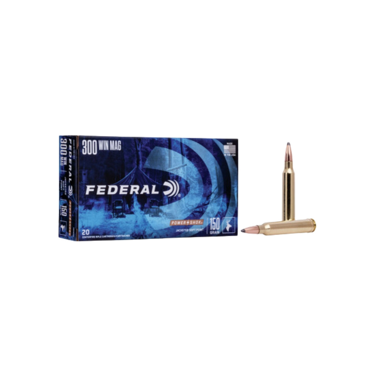 Balas FEDERAL Power-Shok 300 Win Mag 150gr SP