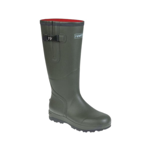 Bota de caucho HART ENTRY 18 con neopreno 4 mm, vista 3/4, Carril Outdoor.