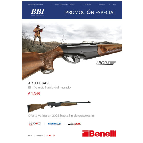 Rifle Benelli Argo e base
