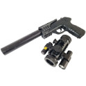 Pack pistola CO2 Gamo PT-25 Tactical