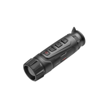 Vista frontal del monocular térmico HIKMICRO Lynx Pro con lente de 35 mm en Carril Outdoor