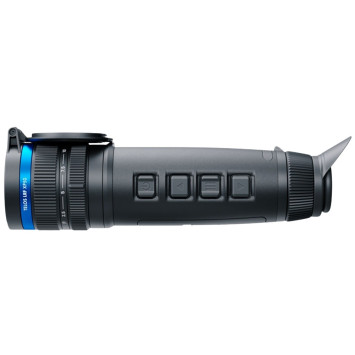 Vista superior lateral del monocular térmico Pulsar Telos LRF XP50