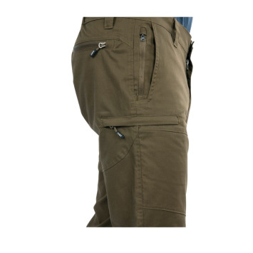 Detalle de bolsillo lateral con cremallera del pantalón HART TERRAL-T en Carril Outdoor