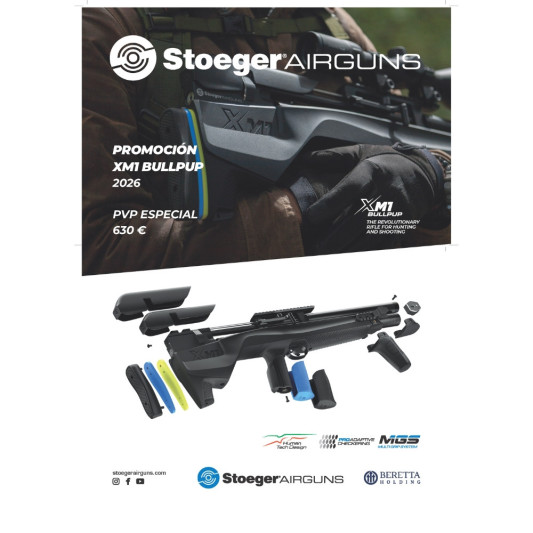 CARABINA BERETTA PCP STOEGER XM1 BULLPUP - Armería Carril online