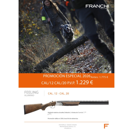 ESCOPETA FRANCHI FEELING ALUMINIO - Compra online en Armería Carril
