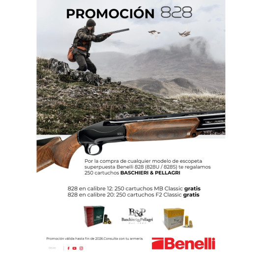 Escopeta Benelli 828 U Beccaccia
