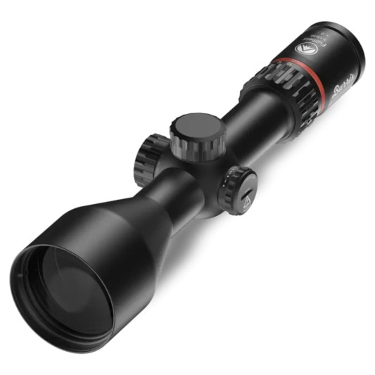 Visor Burris Fullfield 3-12x56 en vista perspectiva para caza.