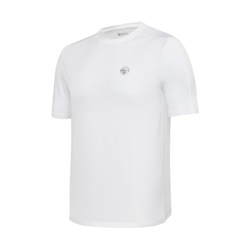 Camiseta Beretta 500 Years White blanca con logo camo frontal