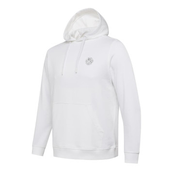Sudadera Beretta 500 Aniversario blanca con capucha vista frontal.