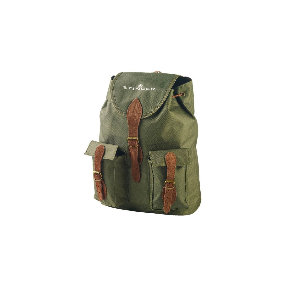 Mochila Stinger Verde Mediana 2 Bolsillos Mochila Stinger Verde Mediana 2 Bolsillos