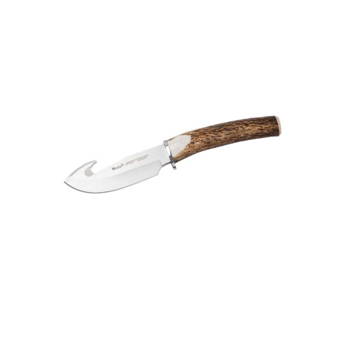 Cuchillo Muela VIPER-11A desollador con mango de asta de ciervo en Carril Outdoor