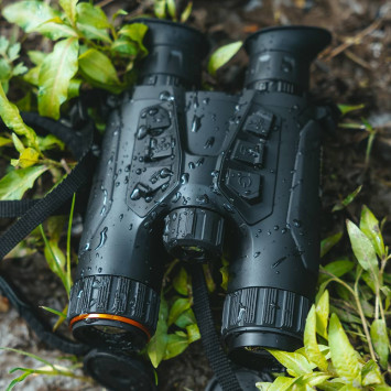 Binocular térmico con telémetro HIKMICRO HABROK 4K HE25LN | Carril Outdoor