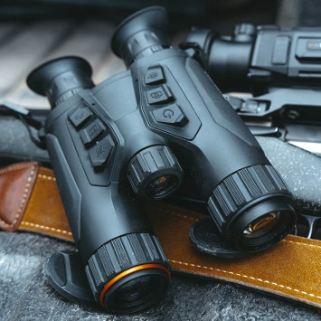 Binocular térmico con telémetro HIKMICRO HABROK 4K HE25LN | Carril Outdoor