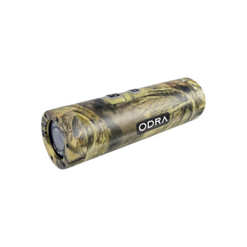 Cámara de caza BITRABI Odra Cam Pro en vista lateral con objetivo y conexión Wi-Fi en Carril Outdoor
