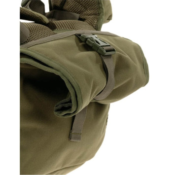 Detalle de la funda plegable para rifle de la mochila HART TOPEK 40 verde