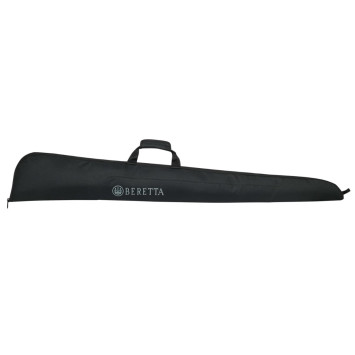 Funda para escopeta Beretta Logo negra de 140 cm vista lateral en Carril Outdoor