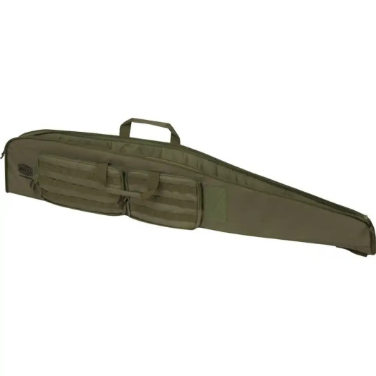 Funda para arma larga Mauser Original verde con bolsillos MOLLE en Carril Outdoor