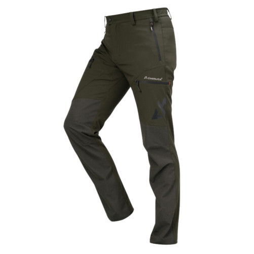 Vista completa del pantalón Chiruca Lykos 01 verde para caza en Carril Outdoor