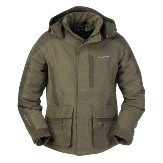 Chaqueta Chiruca Valkiria 01 CH+ verde impermeable para caza en Carril Outdoor