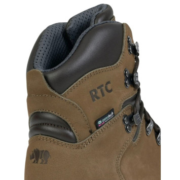 Detalle del cuello acolchado y membrana Osmotech PLUS de la bota RTC Robson
