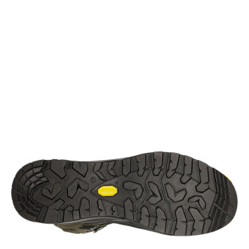 Suela Vibram Iron de la bota de caza Chiruca Atenea 01 con dibujo de tacos para agarre.
