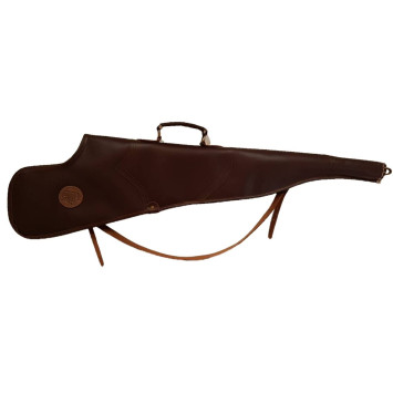 funda yesport para rifle montado con visor en cuero