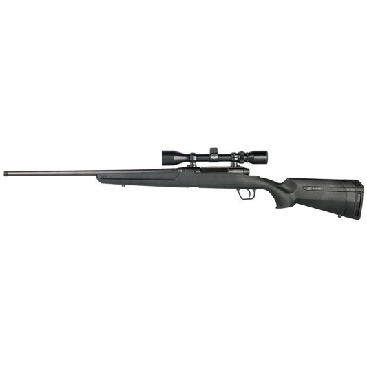 rifle de cerrojo savage axis + visor avistar 3-12x56 + bases warne