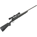 rifle de cerrojo savage axis + visor avistar 3-12x56 + bases warne