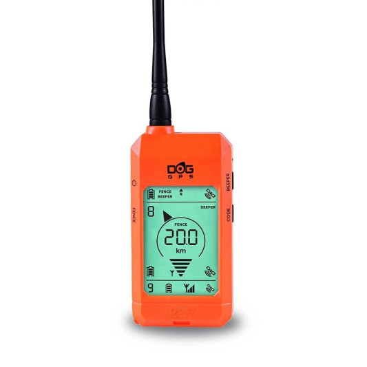 dogtrace gps x20 - naranja (mando + collar + cargador)