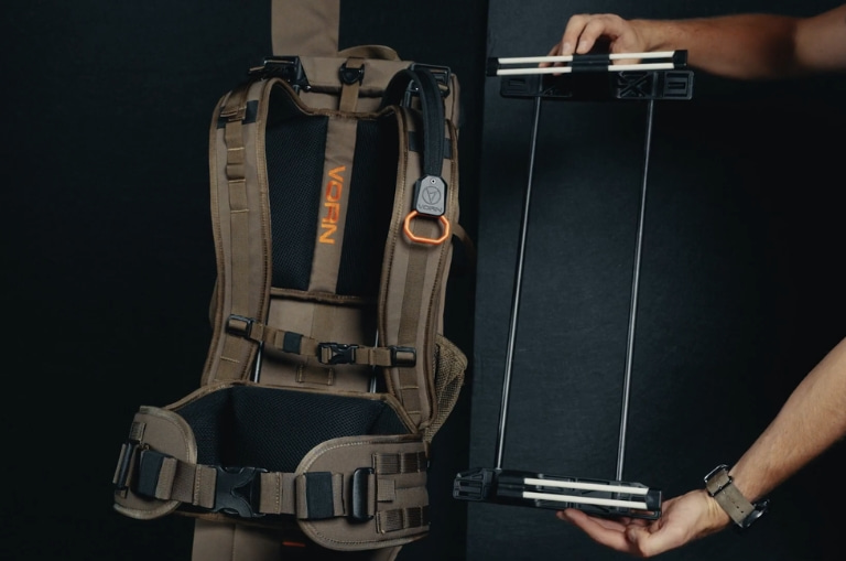 Sistema de carga dinámica DLS de mochila Vorn con estructura y ajuste lumbar